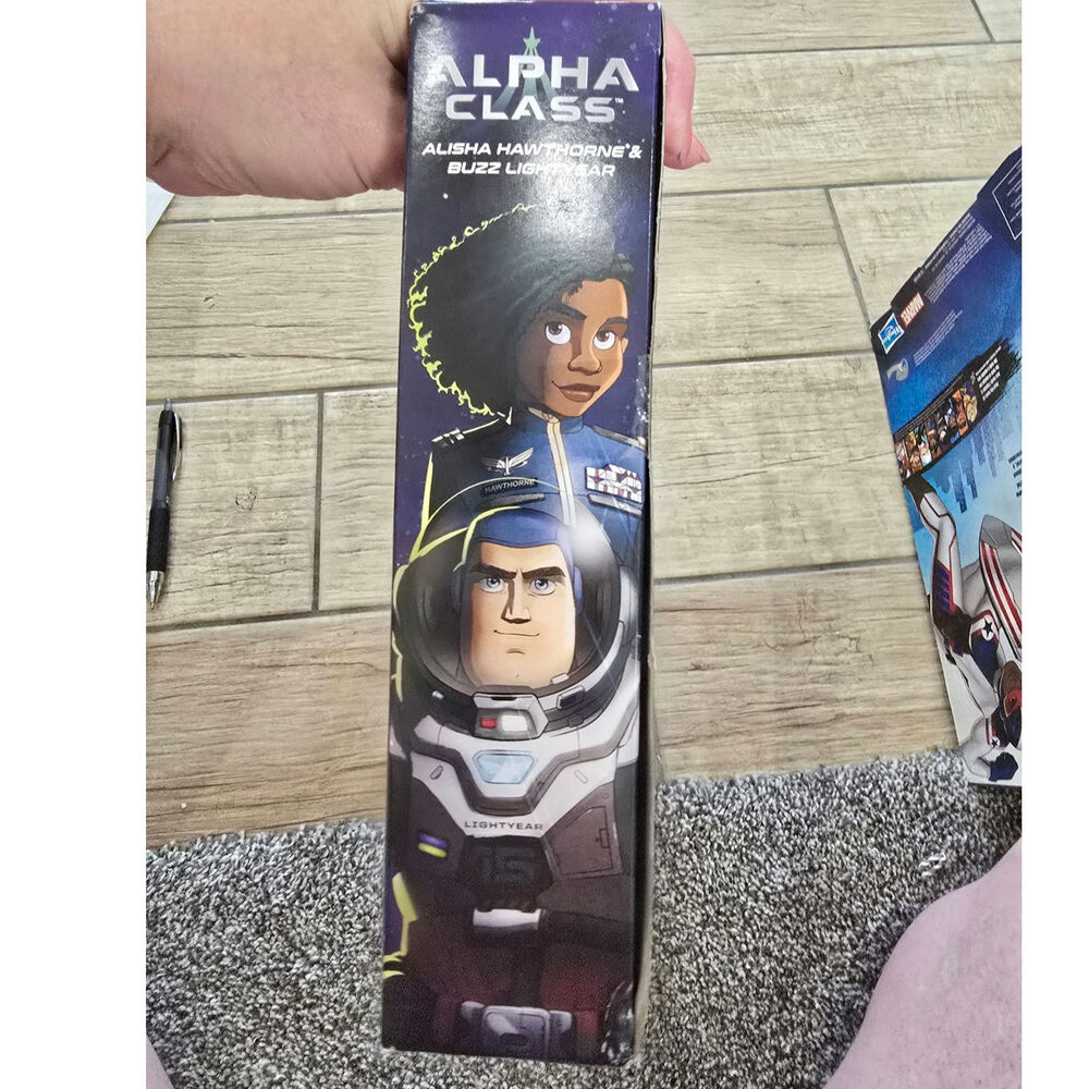 Disney Pixar Buzz Lightyear and Alisha Hawthorne new with box Alpha Class - Picture 4 of 5
